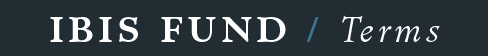 ibis fund terms shorebird